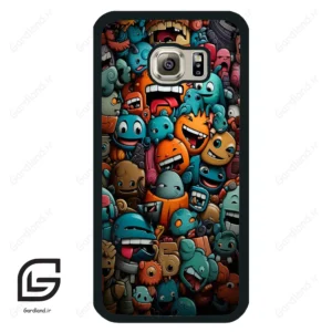 قاب گوشی سامسونگ اس 6 (Galaxy S6 ) طرح استیکر کد 2478