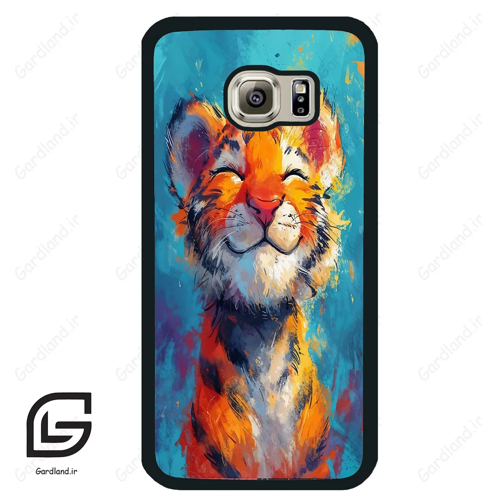 قاب گوشی سامسونگ اس 6 (Galaxy S6 ) طرح ببر کد 2480
