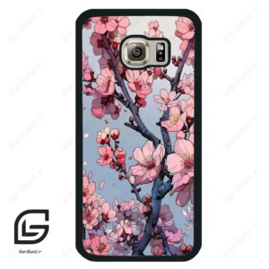 قاب گوشی سامسونگ اس 6 (Galaxy S6 ) طرح شکوفه کد 2481