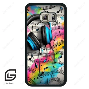 قاب گوشی سامسونگ اس 6 (Galaxy S6 ) طرح موسیقی کد 2482