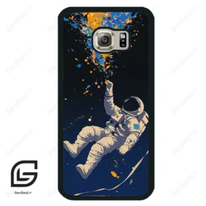 قاب گوشی سامسونگ اس 6 (Galaxy S6 ) طرح فضانورد کد 2484