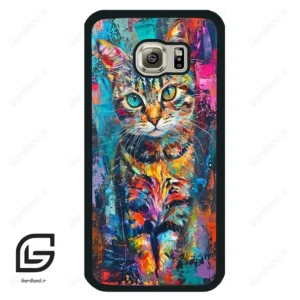 قاب گوشی سامسونگ اس 6 (Galaxy S6 ) طرح گربه کد 2488