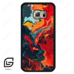 قاب گوشی سامسونگ اس 6 (Galaxy S6 ) طرح ابرنگی کد 2490