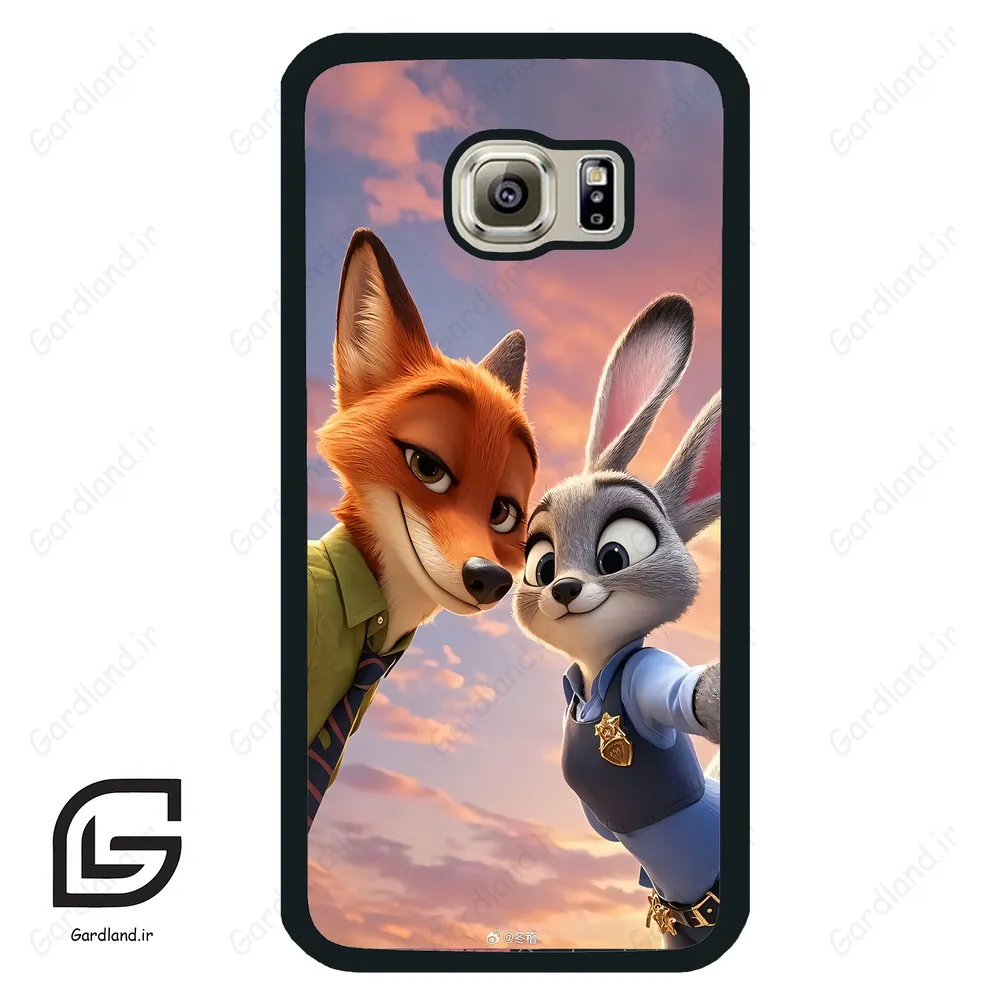 قاب گوشی سامسونگ اس 6 (Galaxy S6 ) طرح زوتوپیا کد 2495