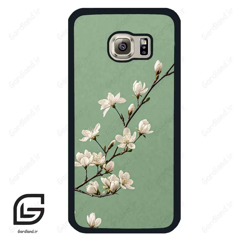 قاب گوشی سامسونگ اس 6 (Galaxy S6 ) طرح شکوفه کد 2524