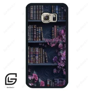 قاب گوشی سامسونگ اس 6 (Galaxy S6 ) طرح کتابخانه کد 2529
