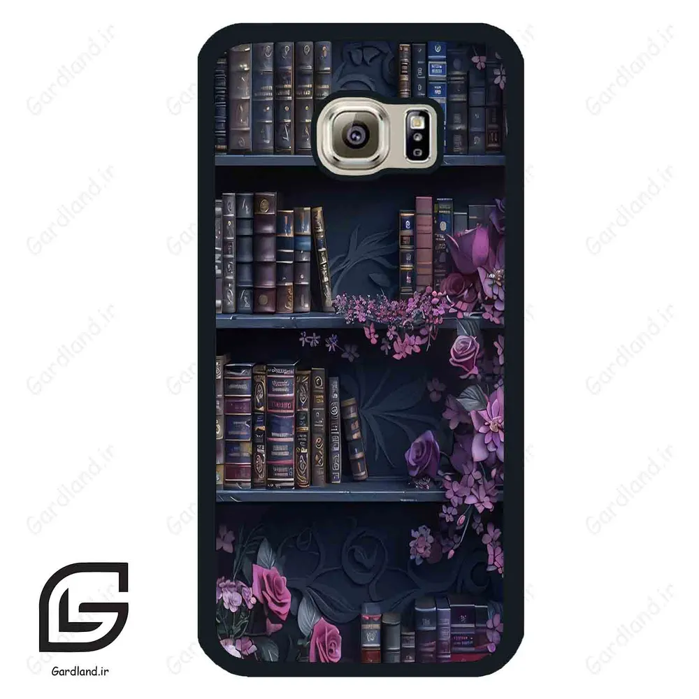 قاب گوشی سامسونگ اس 6 (Galaxy S6 ) طرح کتابخانه کد 2529