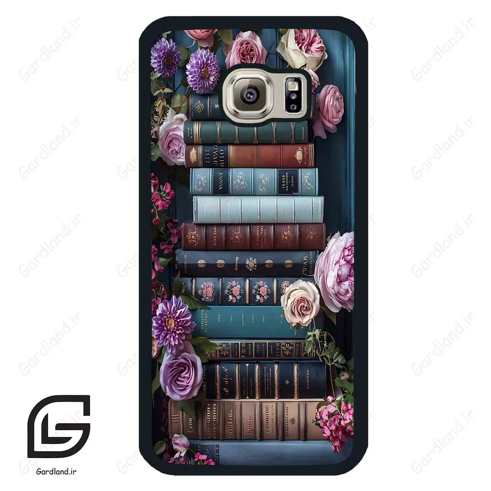 قاب گوشی سامسونگ اس 6 (Galaxy S6 ) طرح کتابخانه کد 2530