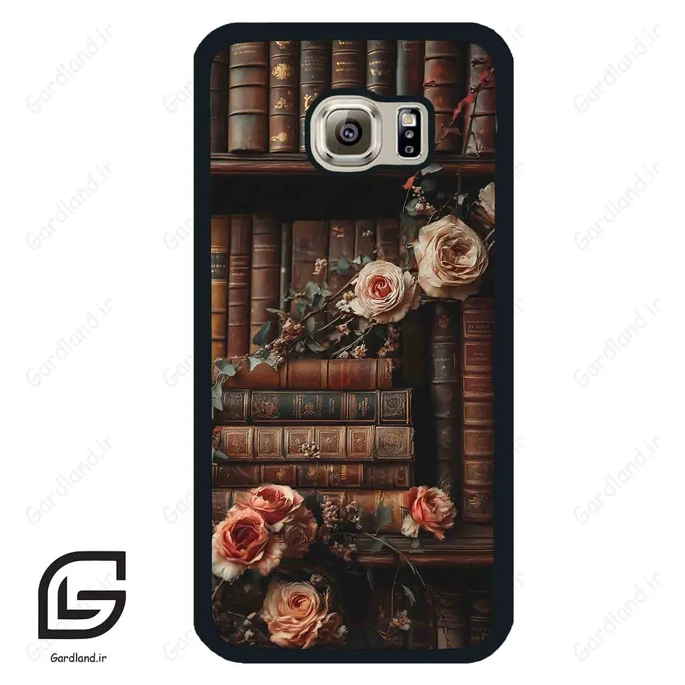 قاب گوشی سامسونگ اس 6 (Galaxy S6 ) طرح کتابخانه کد 2531