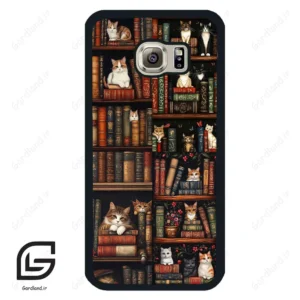 قاب گوشی سامسونگ اس 6 (Galaxy S6 ) طرح کتابخانه کد 2532