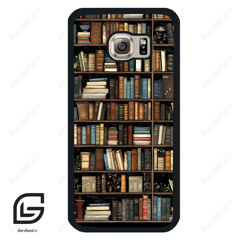 قاب گوشی سامسونگ اس 6 (Galaxy S6 ) طرح کتابخانه کد 2533