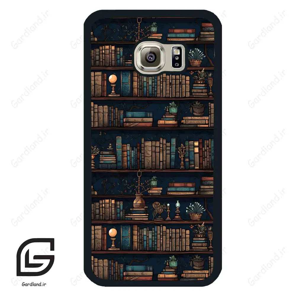 قاب گوشی سامسونگ اس 6 (Galaxy S6 ) طرح کتابخانه کد 2536