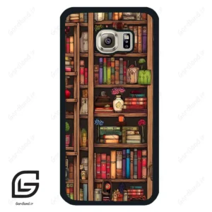 قاب گوشی سامسونگ اس 6 (Galaxy S6 ) طرح کتابخانه کد 2537