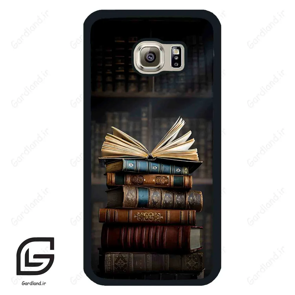 قاب گوشی سامسونگ اس 6 (Galaxy S6 ) طرح کتابخانه کد 2539