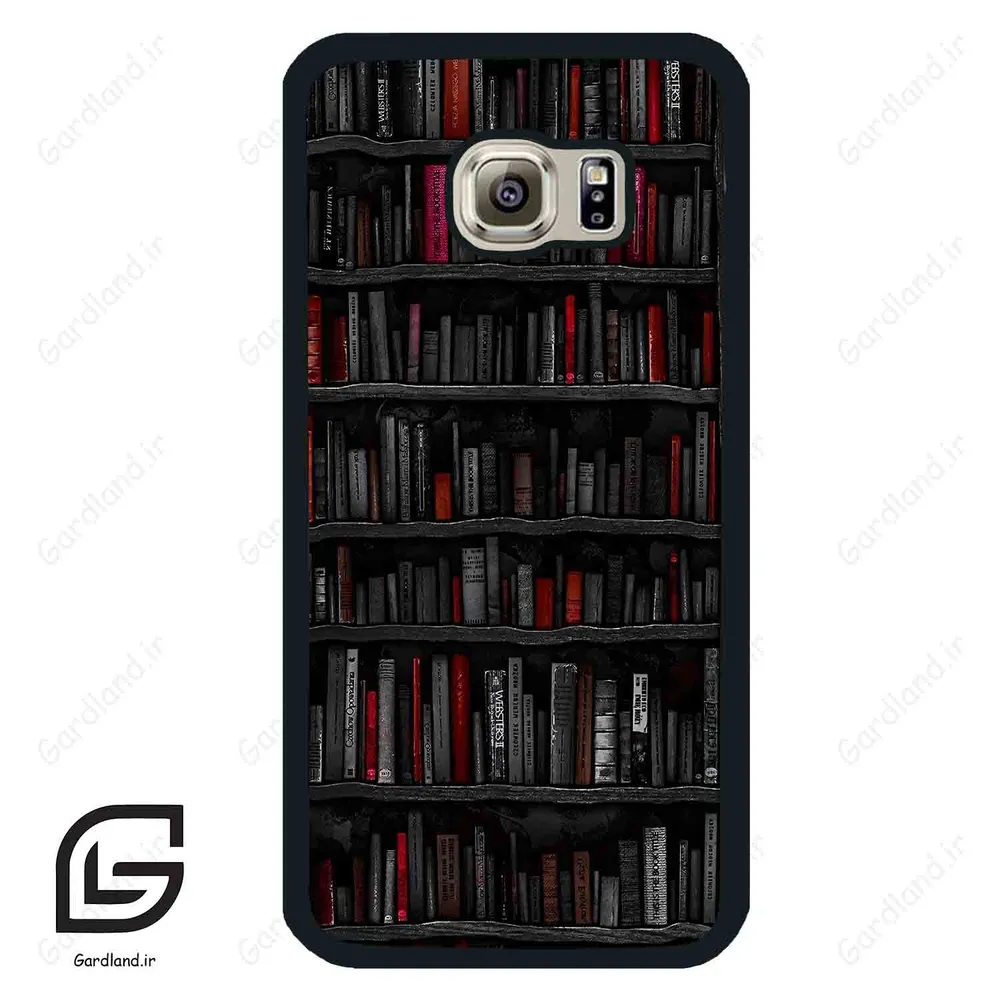 قاب گوشی سامسونگ اس 6 (Galaxy S6 ) طرح کتابخانه کد 2540