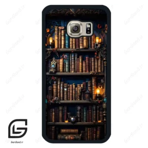 قاب گوشی سامسونگ اس 6 (Galaxy S6 ) طرح کتابخانه کد 2541