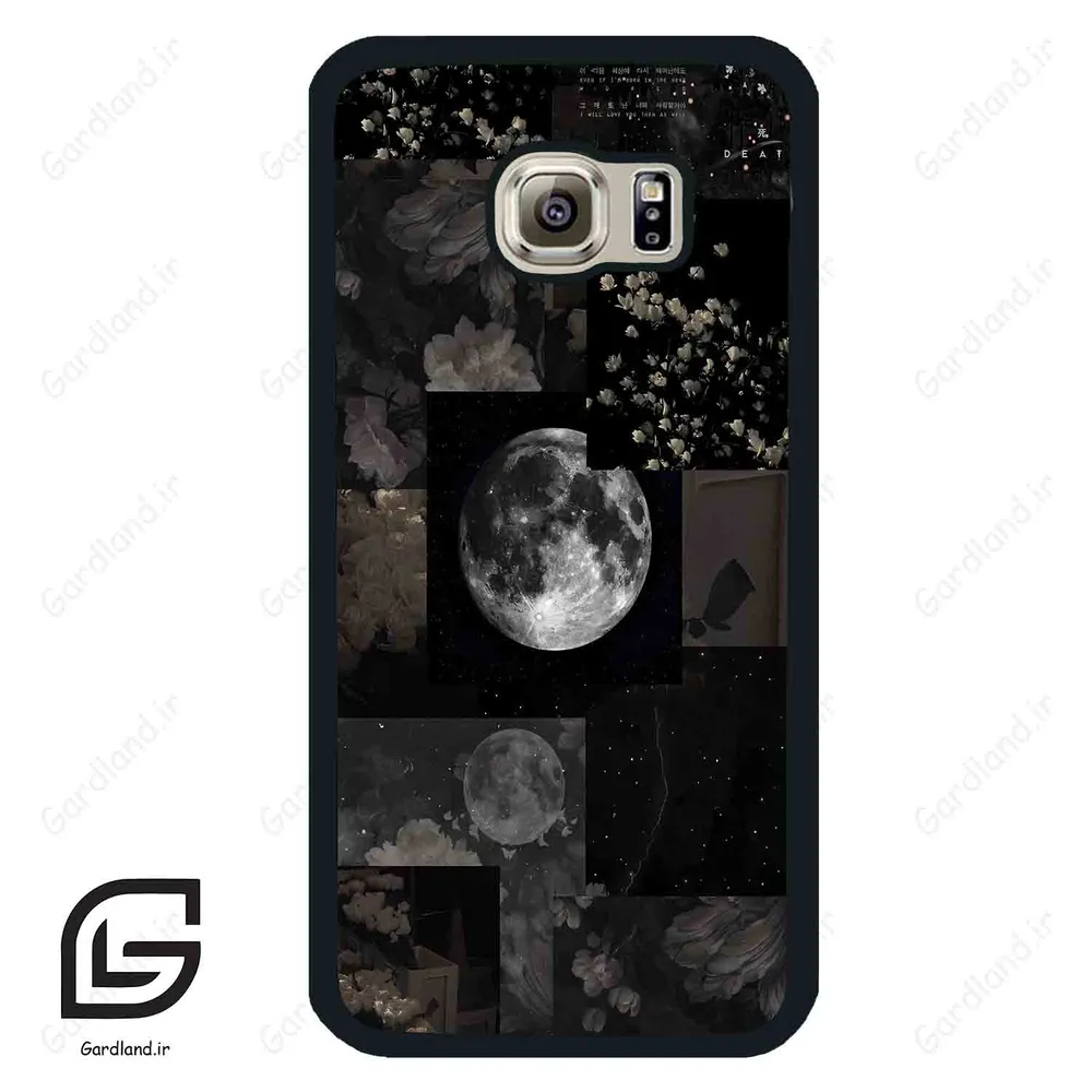 قاب گوشی سامسونگ اس 6 (Galaxy S6 ) طرح ماه کد 2545