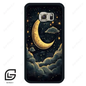 قاب گوشی سامسونگ اس 6 (Galaxy S6 ) طرح ماه کد 2547