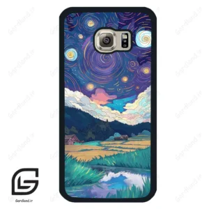 قاب گوشی سامسونگ اس 6 (Galaxy S6 ) طرح نقاشی کد 2560