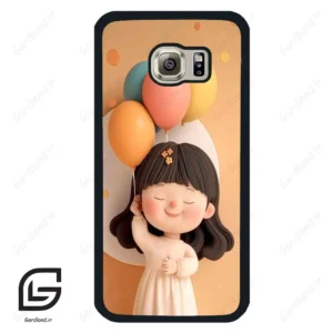 قاب گوشی سامسونگ اس 6 (Galaxy S6 ) طرح دختر کد 2568