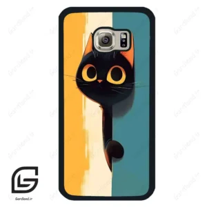 قاب گوشی سامسونگ اس 6 (Galaxy S6 ) طرح گربه کد 2581