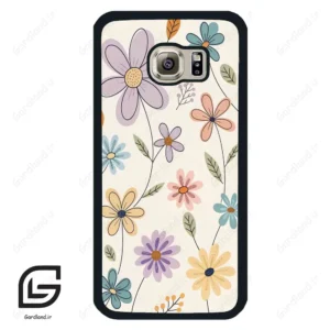 قاب گوشی سامسونگ اس 6 (Galaxy S6 ) طرح گل کد 2587