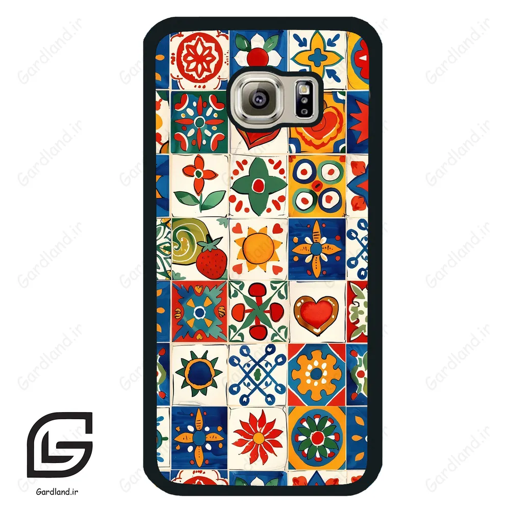 قاب گوشی سامسونگ اس 6 (Galaxy S6 ) طرح کاشی کد 2594