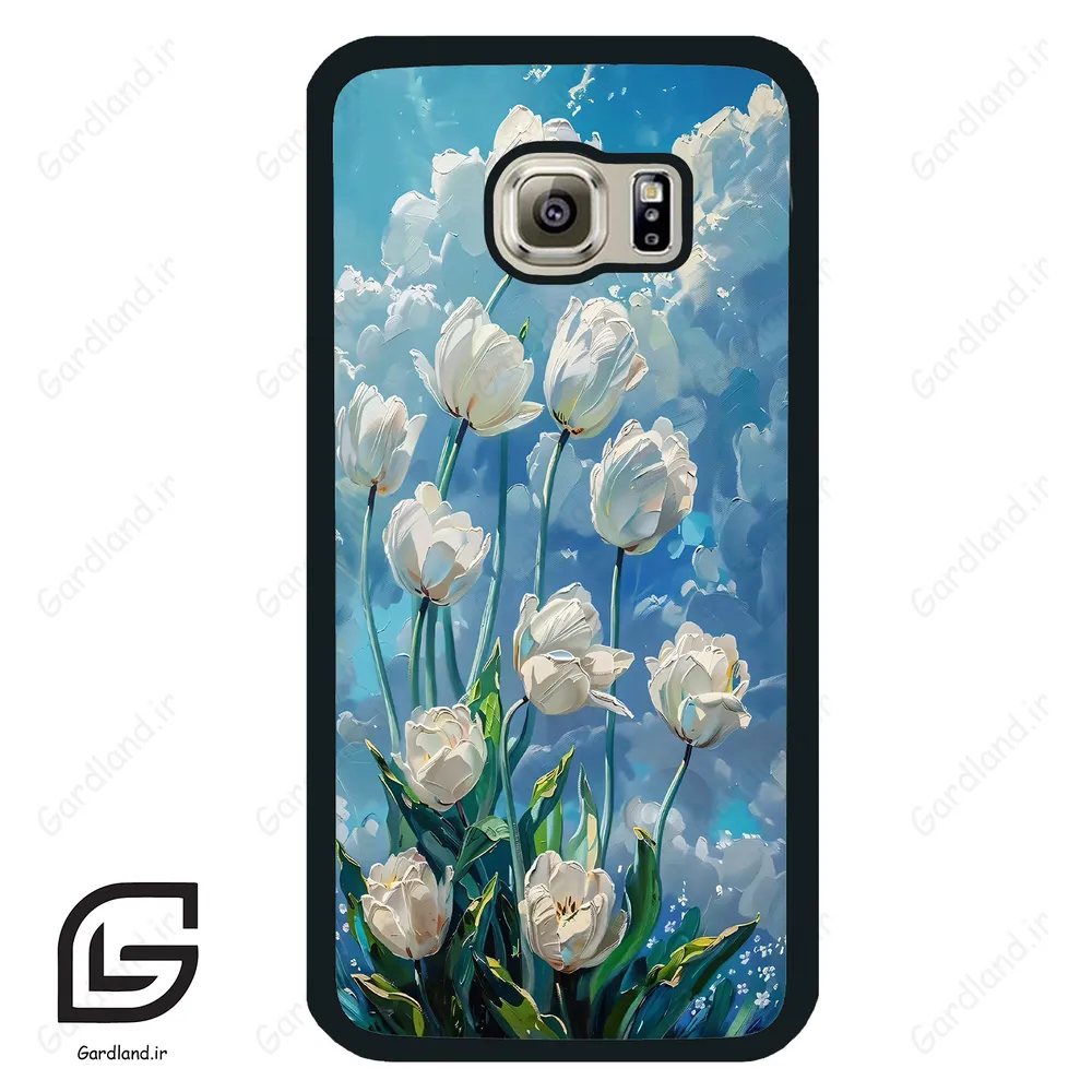 قاب گوشی سامسونگ اس 6 (Galaxy S6 ) طرح گل کد 2597