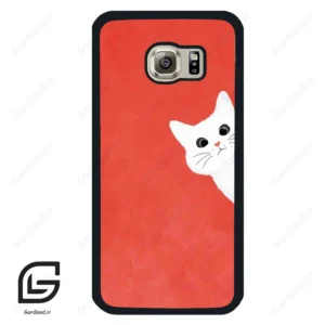 قاب گوشی سامسونگ اس 6 (Galaxy S6 ) طرح گربه کد 2609