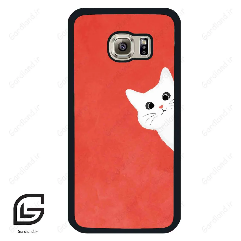 قاب گوشی سامسونگ اس 6 (Galaxy S6 ) طرح گربه کد 2609