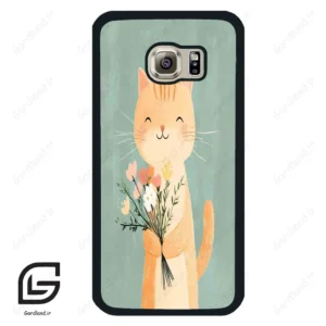 قاب گوشی سامسونگ اس 6 (Galaxy S6 ) طرح گربه کد 2619