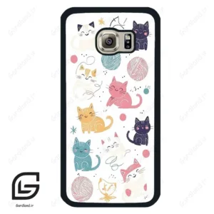 قاب گوشی سامسونگ اس 6 (Galaxy S6 ) طرح گربه کد 2620