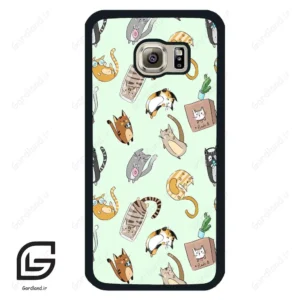 قاب گوشی سامسونگ اس 6 (Galaxy S6 ) طرح گربه کد 2622