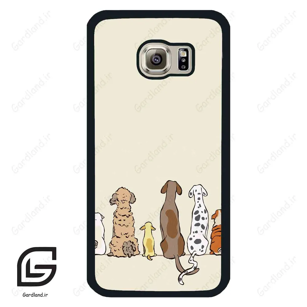 قاب گوشی سامسونگ اس 6 (Galaxy S6 ) طرح سگ کد 2630