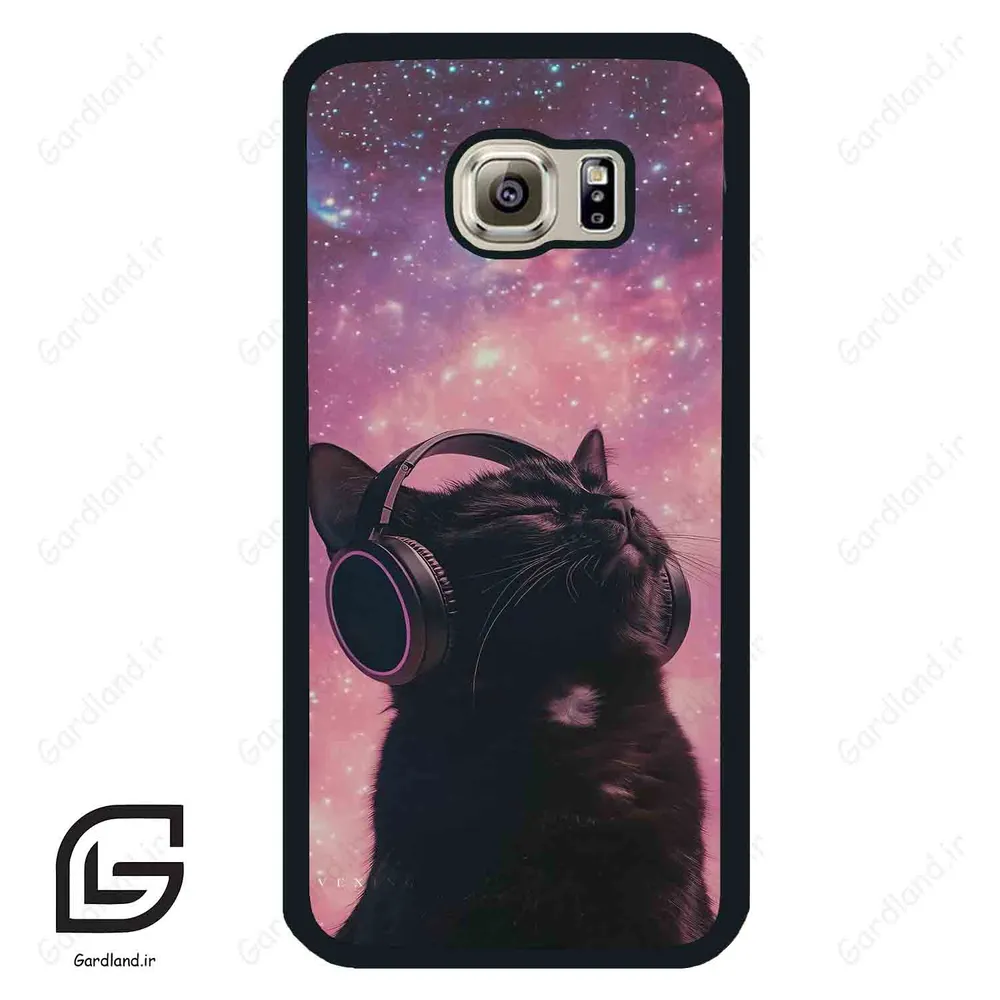 قاب گوشی سامسونگ اس 6 (Galaxy S6 ) طرح گربه کد 2641