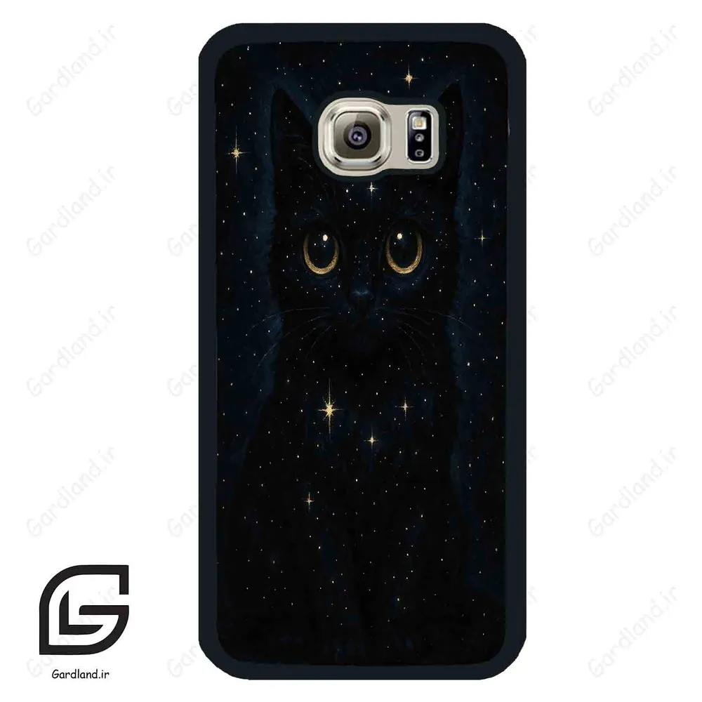 قاب گوشی سامسونگ اس 6 (Galaxy S6 ) طرح گربه کد 2655