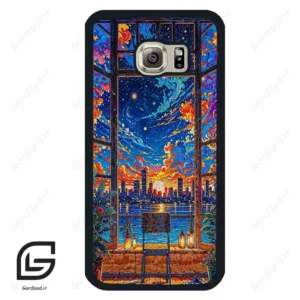 قاب گوشی سامسونگ اس 6 (Galaxy S6 ) طرح نقاشی کد 2659