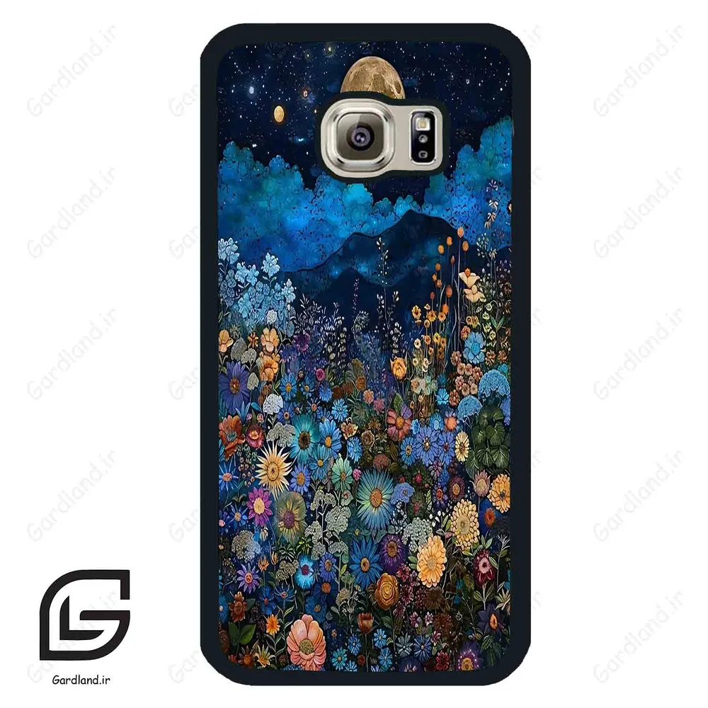 قاب گوشی سامسونگ اس 6 (Galaxy S6 ) طرح گل کد 2681