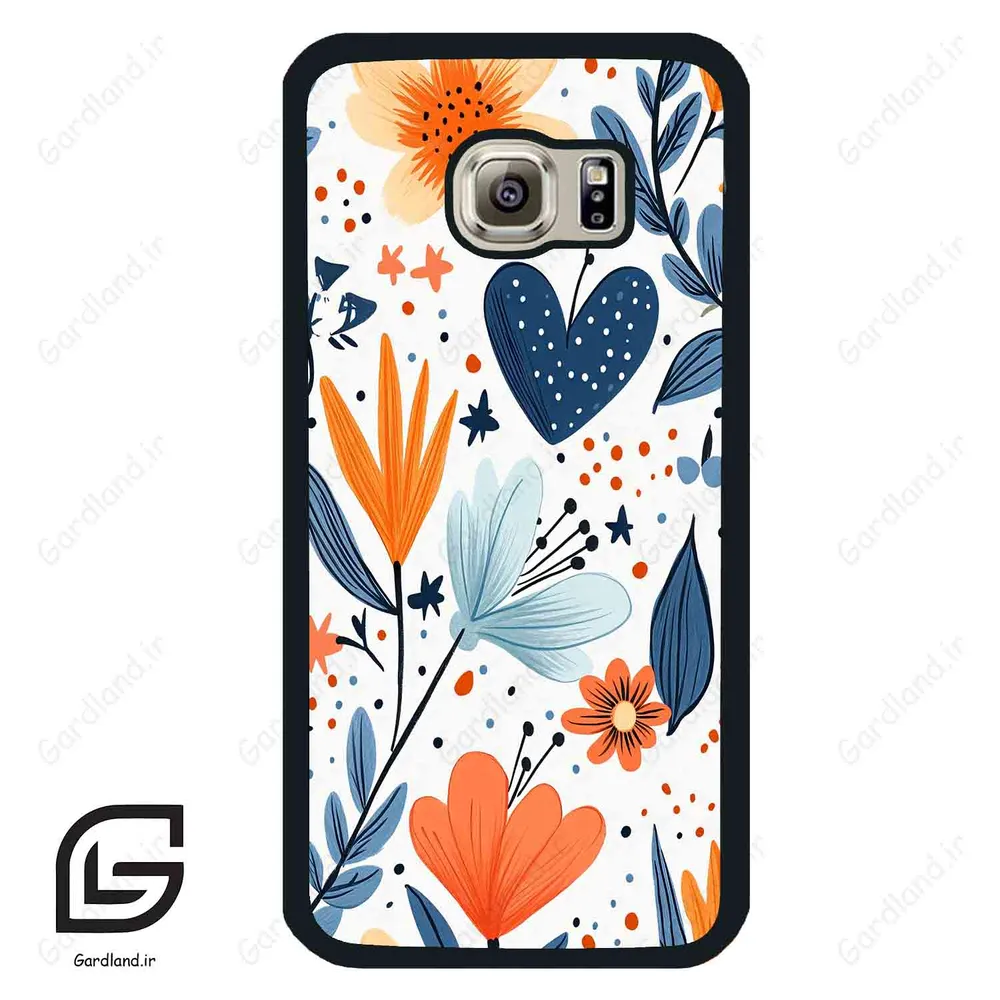 قاب گوشی سامسونگ اس 6 (Galaxy S6 ) طرح گل کد 2686