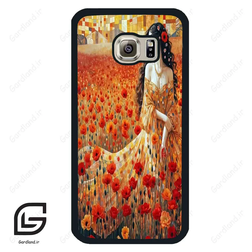 قاب گوشی سامسونگ اس 6 (Galaxy S6 ) طرح دختر کد 2703