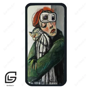 قاب گوشی سامسونگ اس 6 (Galaxy S6 ) طرح گربه کد 2709