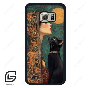 قاب گوشی سامسونگ اس 6 (Galaxy S6 ) طرح خاتون کد 2712