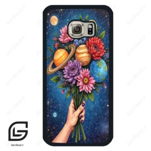 قاب گوشی سامسونگ اس 6 (Galaxy S6 ) طرح گل کد 2731