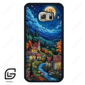 قاب گوشی سامسونگ اس 6 (Galaxy S6 ) طرح دهکده کد 2732