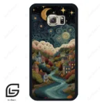قاب گوشی سامسونگ اس 6 (Galaxy S6 ) طرح دهکده کد 2736