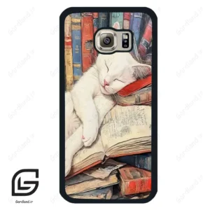 قاب گوشی سامسونگ اس 6 (Galaxy S6 ) طرح گربه کد 2758