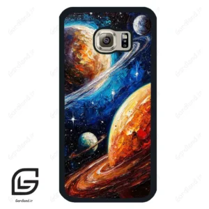 قاب گوشی سامسونگ اس 6 (Galaxy S6 ) طرح زحل کد 2765