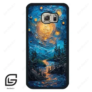 قاب گوشی سامسونگ اس 6 (Galaxy S6 ) طرح ابرنگ کد 2792