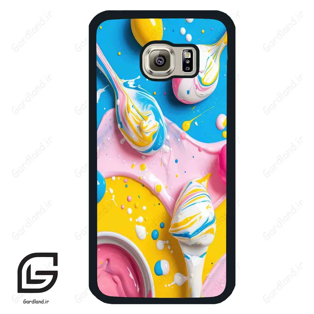 قاب گوشی سامسونگ اس 6 (Galaxy S6 ) طرح رنگارنگ کد 2793
