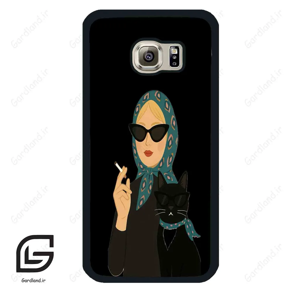 قاب گوشی سامسونگ اس 6 (Galaxy S6 ) طرح خانومی کد 2810